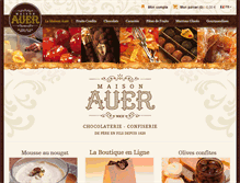 Tablet Screenshot of maison-auer.com